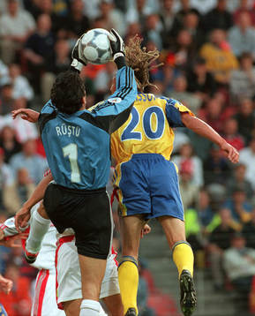 Fotboll, EM. Sverige - Turkiet