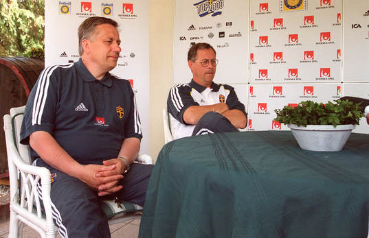 Tommy Söderberg och Lars Lagerbäck, förbundskaptener