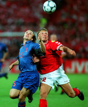Fotboll, EM. Danmark - Holland