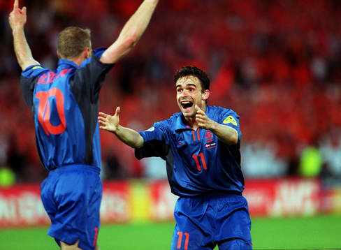 Fotboll, EM. Danmark - Holland