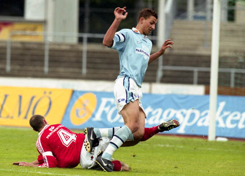 Zlatan Ibrahimovic, Malmö och Patrik Kieback, Åtvidaberg