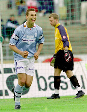 Malmös Zlatan Ibrahimovic jublar