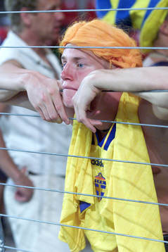 Supporter Sverige deppar (depp)