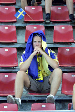 Supporter Sverige deppar (depp)