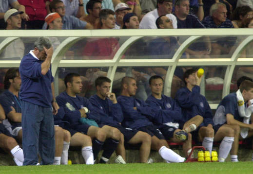 Kevin Keegan, förbundskapten England deppar