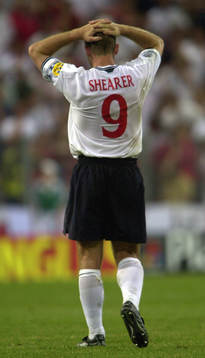 Alan Shearer, England deppar