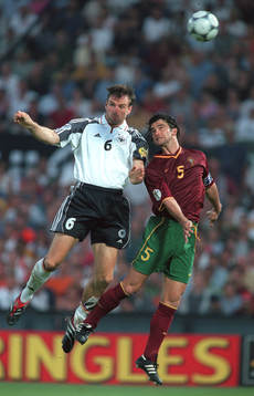 Fotboll, EM. Portugal - Tyskland