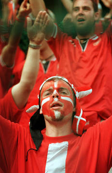 Supporter Danmark depp