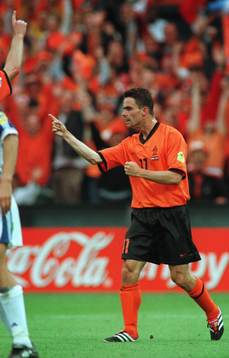 Marc Overmars, Holland jublar