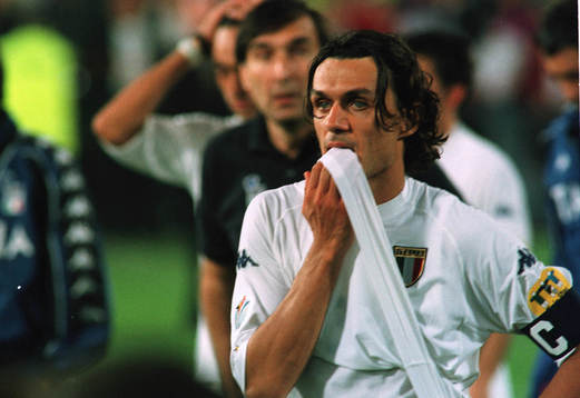 Paolo Maldini, Italien deppar effter förlusten