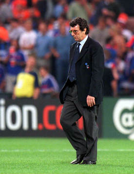 Dino Zoff, förbundskapten Italien deppar
