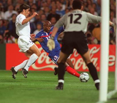 Fabio Cannavaro och Francesco Toldo, Italien och Sylvain