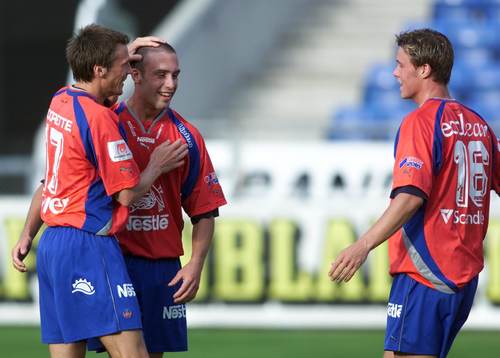 Michael Hansson, Rade Prica och Niklas Sandberg, Helsingborg