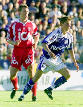 Göteborgs Magnus Erlingmark och Sundsvalls Dennis Östlundh