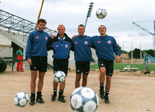 Fr.v Andreas Jakobsson, Peter Wibrån, Marcus Lantz och
