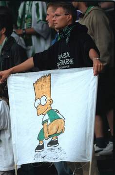 Hammarby supporter (Bart Simpson)