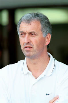 Fotboll, Philippe Bergeroo, tränare Paris SG (Paris Saint