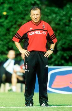 Alberto Zaccheroni, tränare Milan