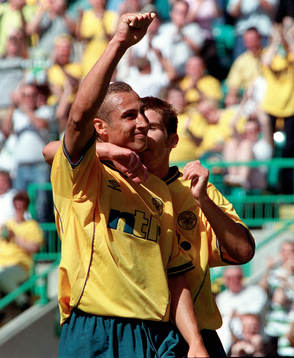 Henrik Larsson, Celtic jublar