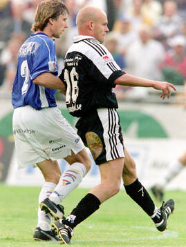 Trelleborgs Patrik Larsson mot Sundsvalls Joel Cedergren