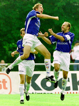 Trelleborgs Mika Kottila jublar