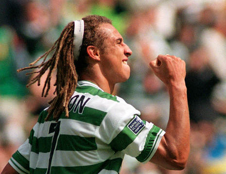 Henrik Larsson, Celtic (Jubel)