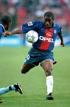 Fotboll, Augustine Okocha, Paris SG (Paris Saint Germain,