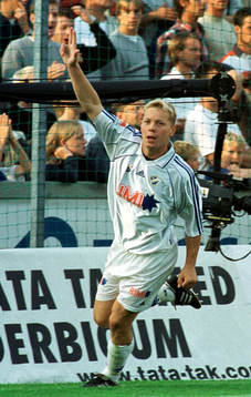 Robert Andersson, Halmstad (jubel)