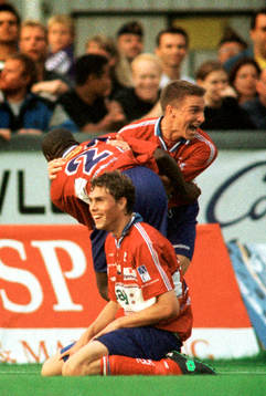 Johan Elmander, Örgryte (jubel)