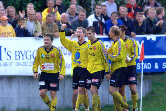 Linus Isberg, Mjällby (jubel)