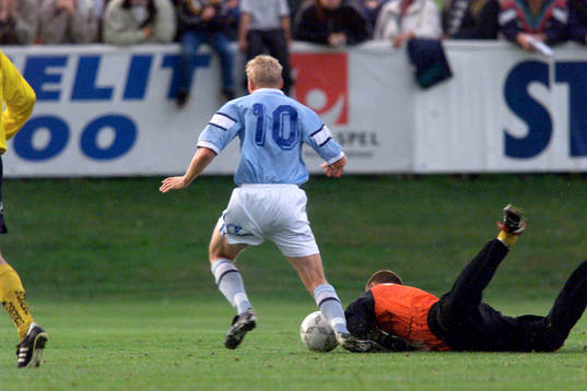 Mats Lilienberg, Malmö rundar Fredrik Ohlsson, Mjällby