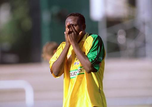 Fotboll, Trelleborg - Hässleholm. Bernard Makufi,