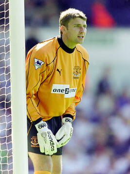 Evertons goalkeeper Paul Gerrard