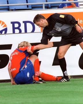 Björn Johansen, Helsingborg och Leif Sundell, domare