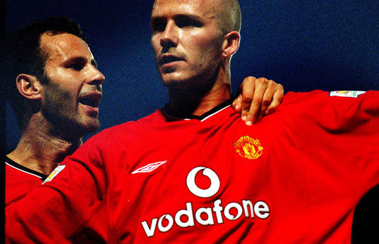 David Beckham och Ryan Giggs, Manchester