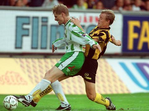 Fotboll, Allsvenskan,  Hammarby - Häcken. Hammarbys Patrik