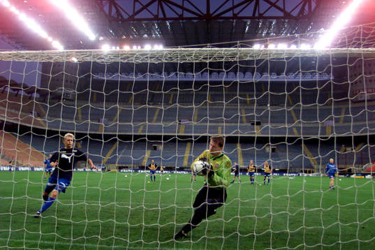 Fotboll, Champions League, Kval, Förhands, Inter -