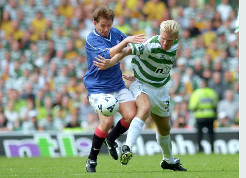 Johan Mjällby, Celtic och Billy Dodds, Glasgow i närkamp