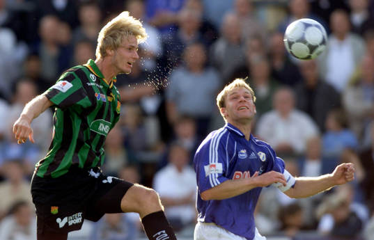 Simon Sjöfors och Torbjörn Arvidsson i en duell