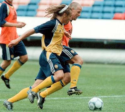 Henrik Larsson och Roland Nilsson