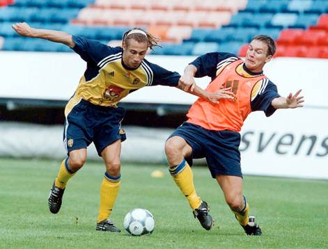 Henrik Larsson och Patrik Andersson