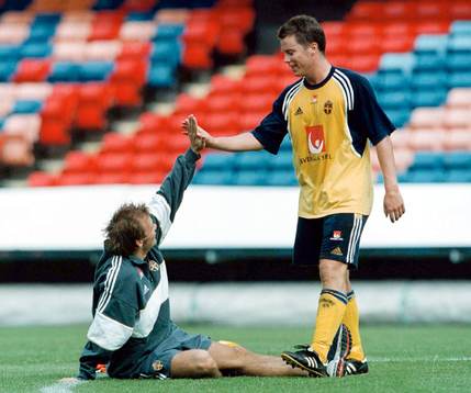 Fredrik Ljungberg och Daniel Andersson