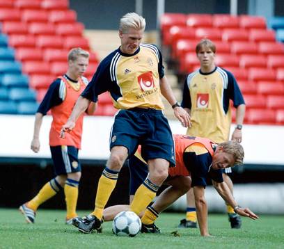Karl Corneliusson, Johan Mjällby, Marcus Allbäck och