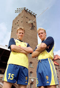 Kennet Andersson och Johan Mjällby