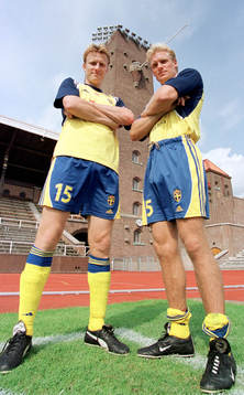 Kennet Andersson och Johan Mjällby