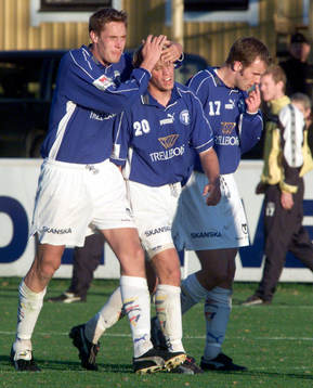 Mika Kottila och Christan Andersson, Trelleborg jubel