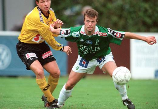 Fotboll, Superettan, Mjällby - Brage. Jimmy Rajala, Brage