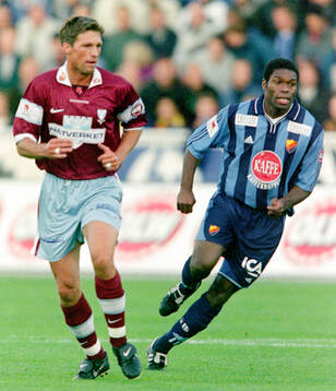 Malmös Jens Fjellström mot Djurgårdens Samuel Wowoah