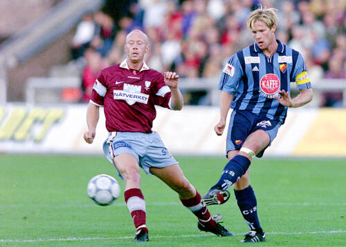 Malmös Peter Sörensen mot Djurgårdens Magnus Pehrsson