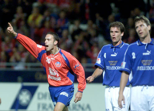 Rade Prica, Helsingborg jubel och Ola Larsson och Patrik